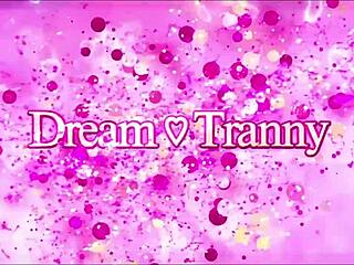 blonde tranny bruna aylla uses a plug for solo play while stroking