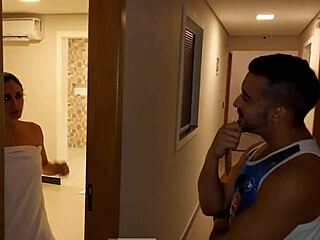 I called my neighbor to my apartment and ended up with unexpected big cock domination