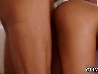 old white man with young 18+ girl and finally shes got her