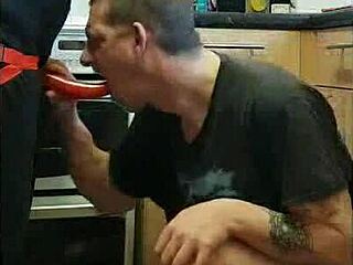 pegging boyfriends ass in kitchen cornfield bathroom with atm