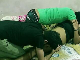 Innocent boy shares amazing Indian threesome with bhabhi sister and Tamil girlfriend