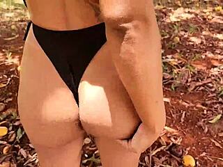i love flashing my big tits and pierced nipples outdoors then getting my ass fucked by vagninho's big cock this is just a teaser luna oliveira full video on premium