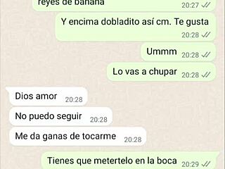 Girlfriend chats with friend on phone during web chat session involving Latina themes in part three of the series.