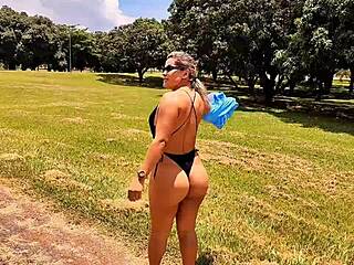 i love flashing my big tits and pierced nipples outdoors then getting my ass fucked by vagninho's big cock this is just a teaser luna oliveira full video on premium