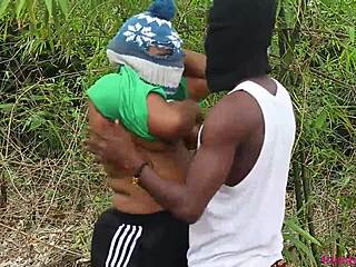 Village Stroll Sparks Intense Outdoor Doggystyle Session