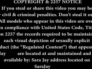 Sara Jay gathers her big tits blonde friend for steamy lesbian licking and dildo play by the pool in this pornstar session