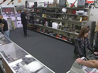 Watch This Petite Brunette Lick Ass Before Intense Doggystyle Fucking!!