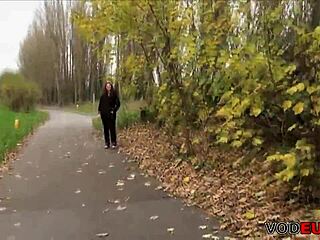 hey, check out this chubby lady getting picked up for some european assfucking in lingerie