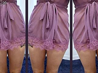 While Modeling Lingerie Scarlett Mae Starts Sucking a Dick in Homemade Pov!