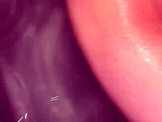 Oh man, check out this skinny neighbor's wife giving a smoking blowjob in the shower! She's such a slutty housewife spreading her hairy pussy wide.