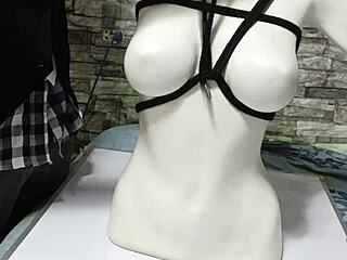 WOW! BDSM Tutorial Shows HOW TO TIE Those PERUVIAN BOOBS Tight!