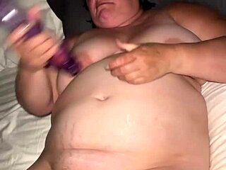 bbw vibrator orgasm with big tits fat pussy and intense toy play pleasure