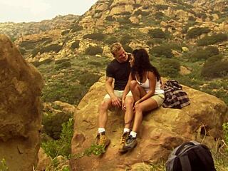 Black milf Dee takes monster cock pounding outdoors from Seth Dickens