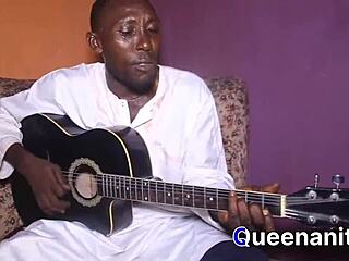 The guitar player use his talent well and got me a mad fuck like never before