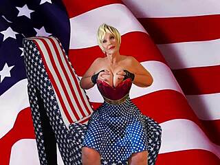 美国熟女卡门享受近景传教士中出内射