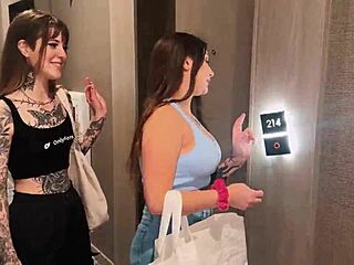 a hotel mix-up sparks a wild foursome with two babes getting pussies pounded by steve rickz