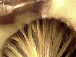 Stallion milker s5 tricks blonde milf into rough anal gaping with toys!