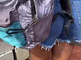 Young Brazilian girl leaves school for interracial sex with mason in construction house.