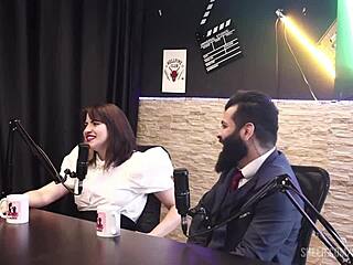 He Shoved His Arm Deep Into Lady Snow's Pussy To Build Her Excitement In Brazilian Casting Orgy