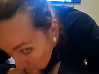 Swallowing Huge Cum Mouthful