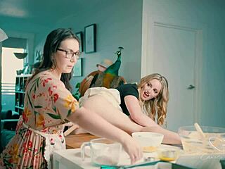 Teaser shows Charlie Forde using Chasey Devil freely in lesbian licking and teasing