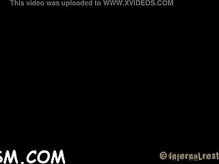 Intense Emotions Surge As Brunette Babe Rides Her Bondage Sex Toy In Fetish Play