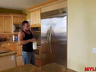 Hot milf, are you tricked by husbands brother in bathroom for cheating doggystyle assfucking without condom in shower?