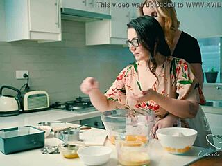 Teaser shows Charlie Forde using Chasey Devil freely in lesbian licking and teasing