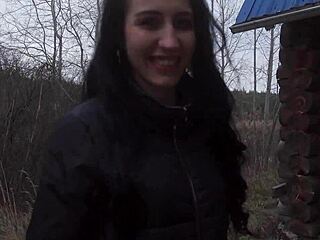 Gifted slut Black Lynn craves risky public quickies with cum on ass