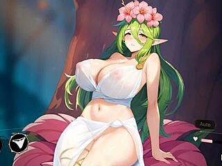 In ep3 hentai scene almariel dominates with new maiden ziggy in 3d femdom group action featuring monster cock creampie and squirting