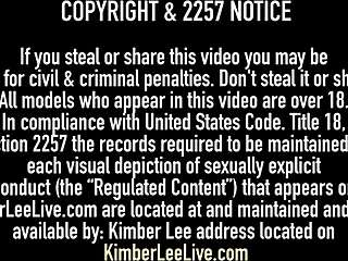 pretty pigtailed blonde kimber lee gives pov footjob and blowjob as vacuum cleaner