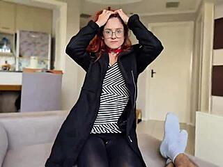 I teach how to play with big cock and cum as stepsister with natural tits pov.