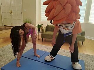 angel gostosa rides big cock reverse cowgirl with cumshot bash