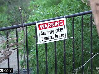 Oh man, feeling so exposed and thrilled as Alyssa Cole flashes her perky tits right there in the park with the group watching.