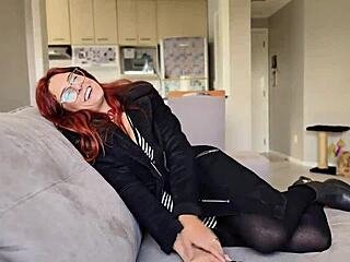 I teach how to play with big cock and cum as stepsister with natural tits pov.