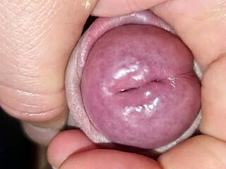 Straight guy tries prostate massager in ass for first time wearing sexy slip and cums hard