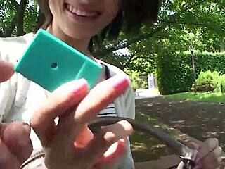 Little Japanese slut Mizuki contrasts small tits with hairy pussy creampie flooding action