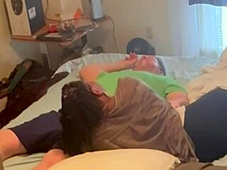 Amateur Ebony Neighbor Slips into Bedroom for Missionary Fun