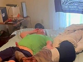 Amateur Ebony Neighbor Slips into Bedroom for Missionary Fun