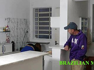 Do you like fucking your stepdaughter without a condom in the kitchen, big-cocked stepdad?