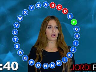 myss alessandra tries her best at my sexy game parody if shes lucky shell get the big prize -d with brunette milf in deepthroat doggystyle