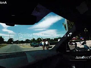 Two Latinas Enjoy Fun Ride in New Car Adventure