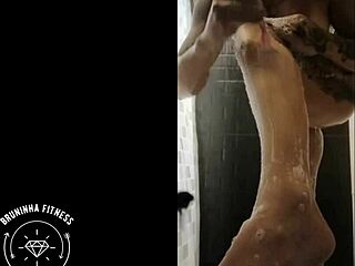 Suggestive Redhead Shaves Smooth Pussy In Steamy Bath Full Video