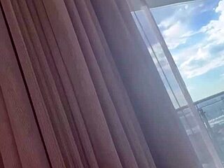 Sucking big black cock in Las Vegas with deepthroat gagging and wet sloppy spit