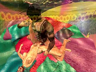 Bubble bath couple explores voyeur fantasy in sensual encounter