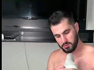 Who Likes To Suck A Dick! Brazilian Muscular Bodybuilder In First Time Fetish Casting With Huge Monster Cock!