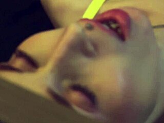 Redhead Bitch Dominates With Pussy Feet Choking And Vibrator Control