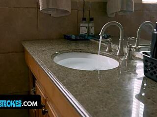 hey stepmom, let's use my stepson's huge cock to fuck these hot babes in a wild threesome