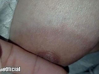 What If Stepsister Sneaks In At Night For Pussy Play With Huge Dildo Toy?