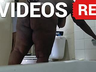 Amateur BBW Mature Ebony Milf Rides Cowgirl Style With Creampie In Nude Fat Black Mama Scene